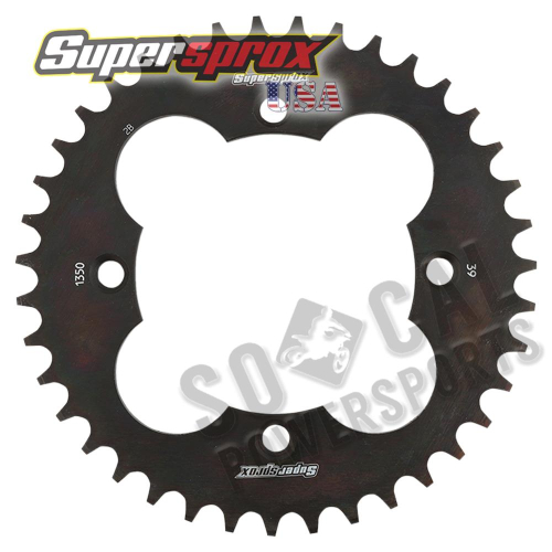 Supersprox - Supersprox Steel Rear Sprocket - 39T - RFE-1350-39-BLK