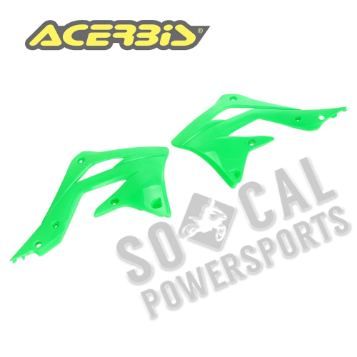 Acerbis - Acerbis Radiator Shrouds - Green - 2386450235