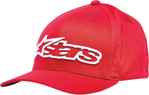 Alpinestars - Alpinestars Blaze Flexfit Hat - 1039810053020LX - Red/White - Lg-XL