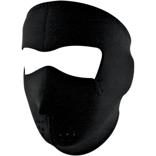 Zan Headgear - Zan Headgear Full Faced Microfleece Lined Mask - WNFL114 - Black - OSFM