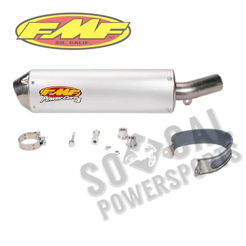 FMF Racing - FMF Racing PowerCore 4 Spark Arrestor Slip-On - Aluminum Muffler - 041025