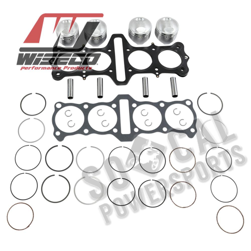 Wiseco - Wiseco Top End Kit (1075cc) - Oversize to 72.00mm, 10.25:1 Compression - K10751