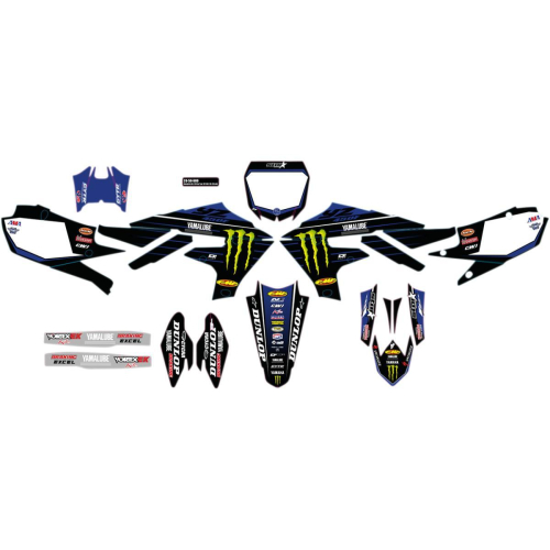 DCOR - DCOR 2020 Star Racing Yamaha Complete Graphics Kit - White - 20-50-600