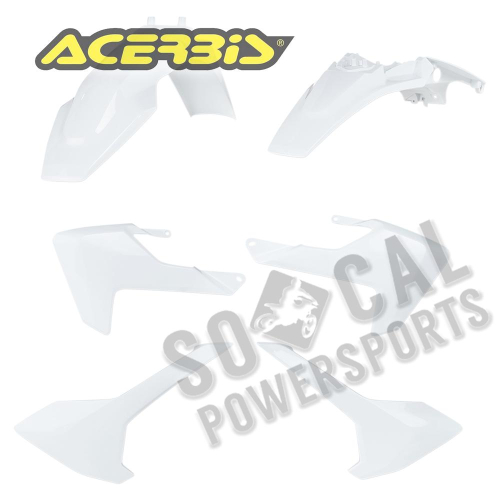 Acerbis - Acerbis Plastics Kit - White (OEM 19) - 2731990002