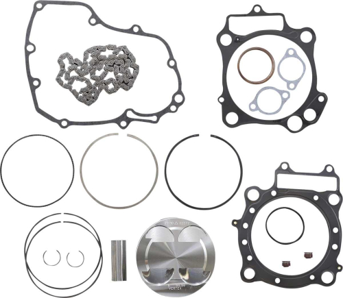 Vertex - Vertex Cast Replica Top End Piston Kit - Standard Bore 95.96mm, 12:1 Compression - VTKTC23522B