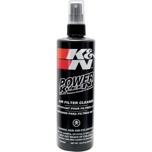 K&N Engineering - K&N Engineering Power Kleen Air Filter Cleaner and Degreaser - 12oz. Squirt Bottle - 99-0606