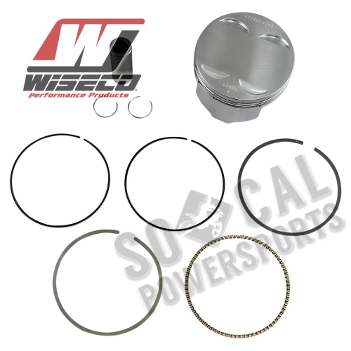 Wiseco - Wiseco Piston Kit - 2.40mm Oversize to 104.71mm, 11:1 Compression - 4716M10240