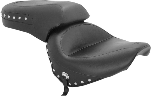 Mustang - Mustang Wide Touring One-Piece Seat - Studded - 75266