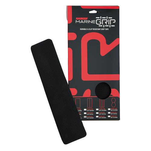 Harken - Harken Marine Grip Tape - 3 x 12" - Black - 8 Pieces