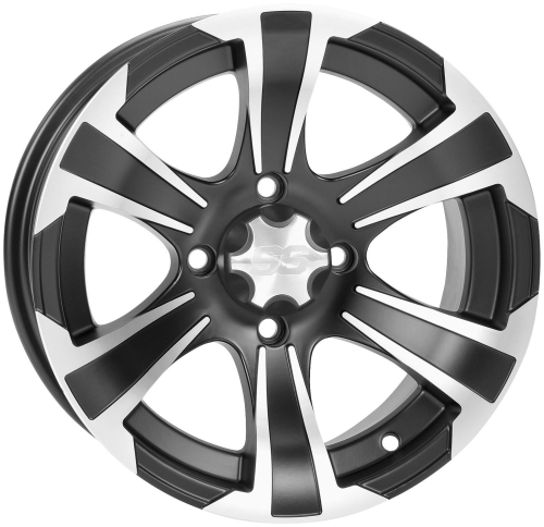 ITP - ITP SS312 Wheel - 12x7 - 5+2 Offset - 4/137 12mm - Matte Black/Machined - 1228443536B