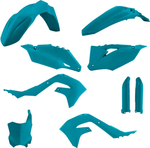 Acerbis - Acerbis Full Plastic Kit - Teal Metallic - 2736297441