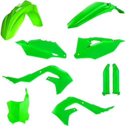 Acerbis - Acerbis Full Plastic Kit - Fluo Green - 2736290235