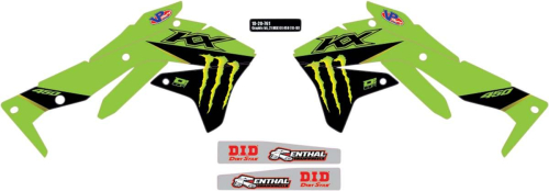 DCOR - DCOR 2021 Monster Energy Graphics Kit - 10-20-761