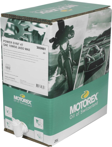 Motorex - Motorex Power Synthetic 4T Oil - 10W50 - 5.3gal. - 196064