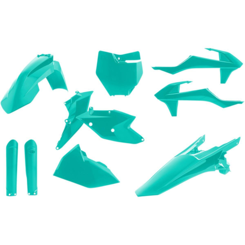 Acerbis - Acerbis Full Plastic Kit - Teal - 2421060213