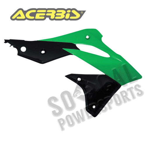 Acerbis - Acerbis Radiator Shrouds - Green - 2386440235