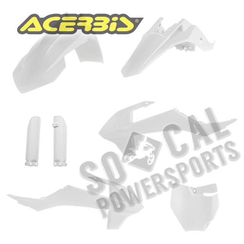 Acerbis - Acerbis Plastic Kit - White - 2449600002