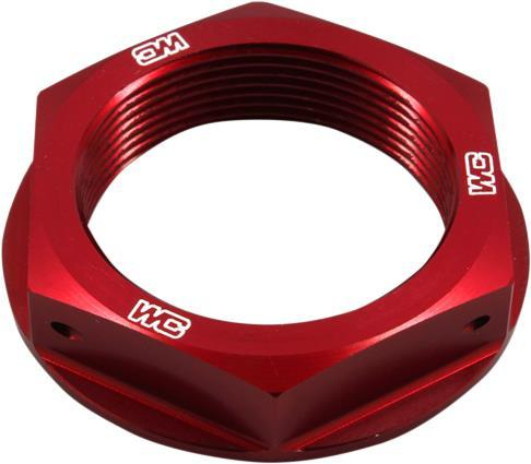 Works Connection - Works Connection Steering Stem Nut - Red - 24-345