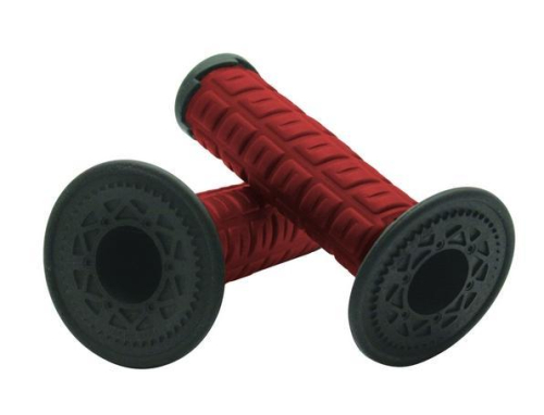 ODI - ODI Cush Dual-Ply MX Grips - Red/Black - H10CHR