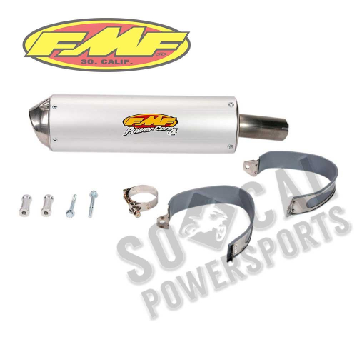 FMF Racing - FMF Racing PowerCore 4 Spark Arrestor Slip-On - Aluminum Muffler - 044016