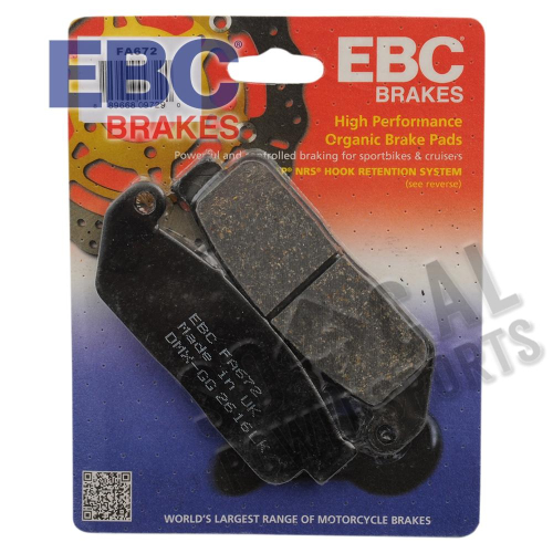 EBC - EBC Organic Brake Pads - FA672