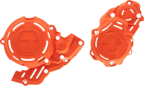 Acerbis - Acerbis X-Power Engine Covers - Orange - 2983265226