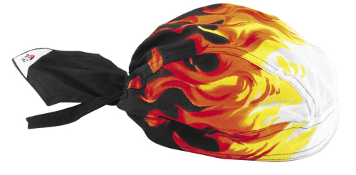 Zan Headgear - Zan Headgear Road Hog Flydanna - ZSG032 - Airbrushed Flames - OSFM