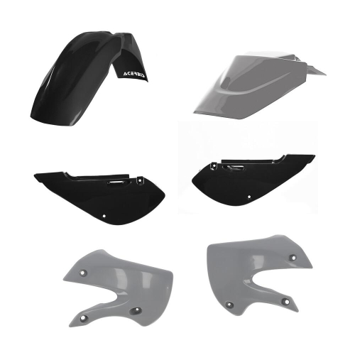 Acerbis - Acerbis Plastic Kit - Black/Grey - 2041071001