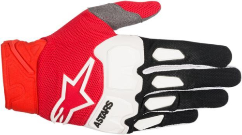 Alpinestars - Alpinestars Racefend Gloves - 3563518-132-XL - Black/Red/White - X-Large