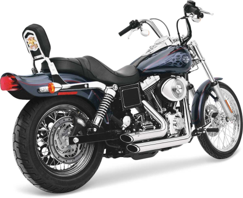 Vance & Hines - Vance & Hines Shortshots Staggered Exhaust System - Chrome - 17213