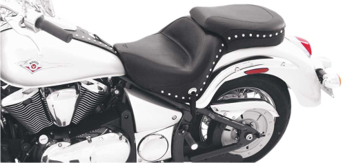 Mustang - Mustang Wide Touring One-Piece Seat - Studded - 76126