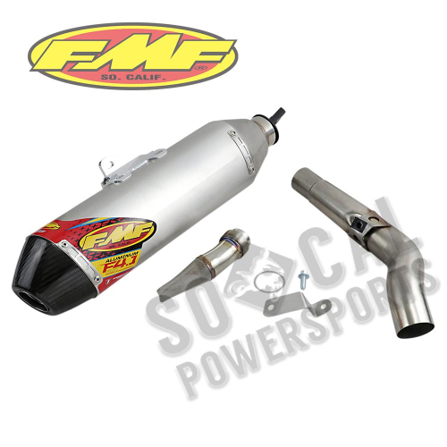 FMF Racing - FMF Racing Factory 4.1 RCT Slip-On - Aluminum Muffler - Carbon Fiber End Cap - 042369