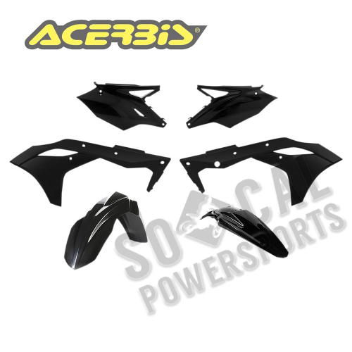 Acerbis - Acerbis Plastic Kit - Black - 2630620001