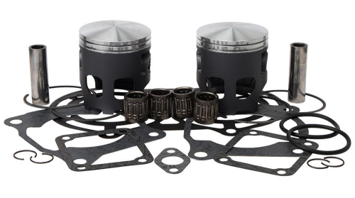 Vertex - Vertex Cast Replica Top End Piston Kit - 1.50mm Oversize to 65.45mm, Standard Compression - VTK23607150