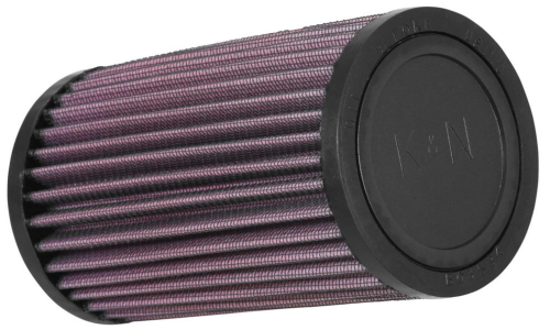 K&N Engineering - K&N Engineering Universal Round Straight Air Filter - Rubber End Cap - RU-1070