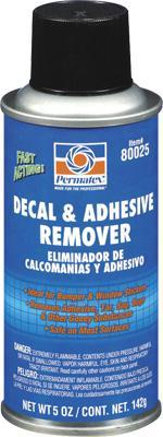 Permatex - Permatex Decal and Adhesive Remover - 5 oz Aerosol - 80025