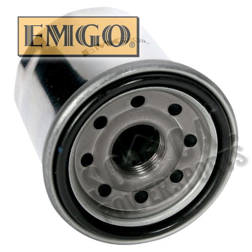 Emgo - Emgo Oil Filter - Chrome - 10-82220