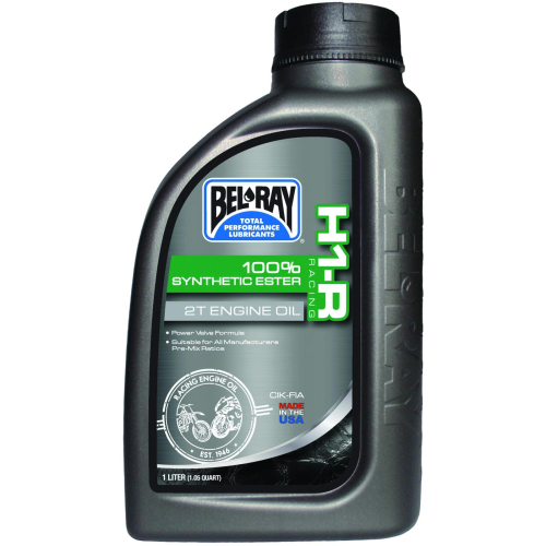 Bel-Ray - Bel-Ray H1-R Racing 100% Synthetic Ester 2T Engine Oil - 379ml - 99280-B355W