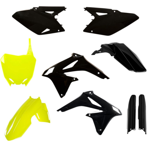 Acerbis - Acerbis Full Plastic Kit - Flo-Yellow/Black - 2198045137