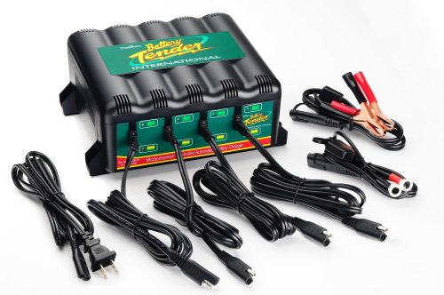 Battery Tender - Battery Tender 4 Bank International Battery Charger - 022-0148-DL-WH