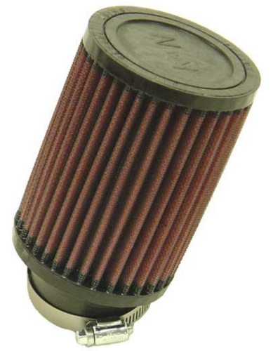 K&N Engineering - K&N Engineering Universal Round Straight Air Filter - Rubber End Cap - RU-1710