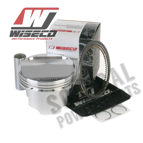 Wiseco - Wiseco Piston Kit - 1.93mm Oversize to 92.88mm, 10.5:1 Compression - 4117M09100