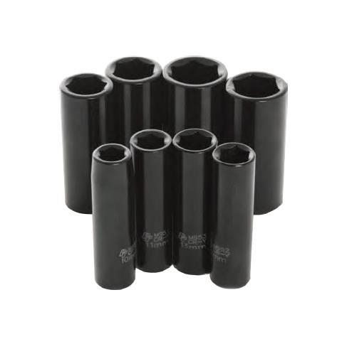 Performance Tools - Performance Tools 3/8in. Metric Impact Socket Set - Deep - M595DB