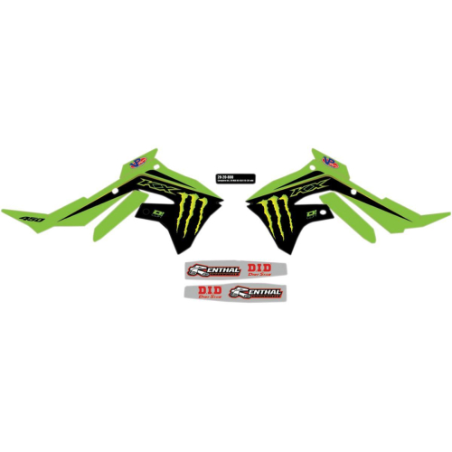 DCOR - DCOR 2020 Monster Energy Graphics Kit - 10-20-800