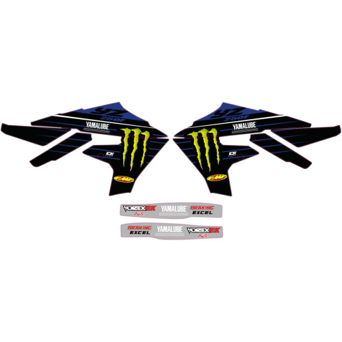 DCOR - DCOR 2020 Star Racing Yamaha Graphics Kit - 10-50-400