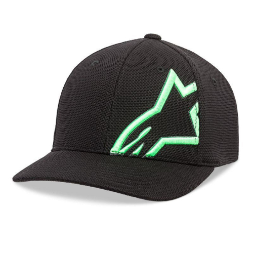 Alpinestars - Alpinestars Corp Shift Mock Mesh Hat - 1019811041060LX - Black/Green - Lg-XL