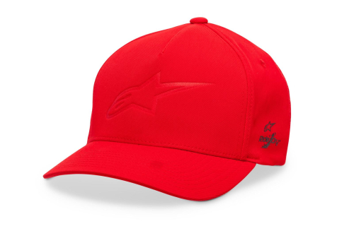 Alpinestars - Alpinestars Ageless Deboss Tech Hat - 10198110630SM - Red - Sm-Md