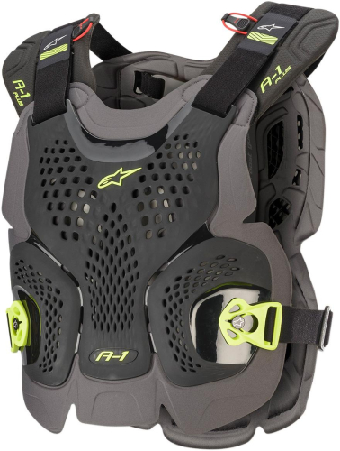 Alpinestars - Alpinestars A-1 Plus Chest Protector - 67001201155M/L - Black/Yellow - Md-Lg