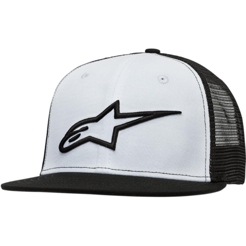 Alpinestars - Alpinestars Corp Trucker Hat - 1025-81003-1020 - Black/White - OSFM