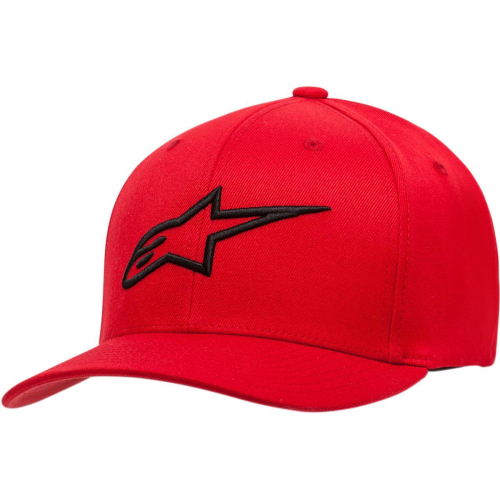 Alpinestars - Alpinestars Ageless Curve Youth Hat - 3038-81100-3010 - Red/Black - OSFA